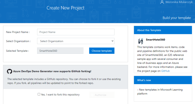 Azure DevOps Demo Generator – Programmer-girl Weronika Mularczyk